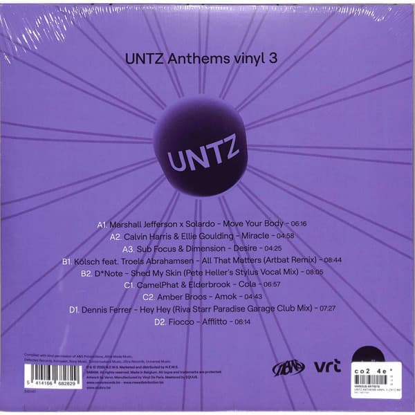UNTZ Anthems vinyl 3 thumbnail 2