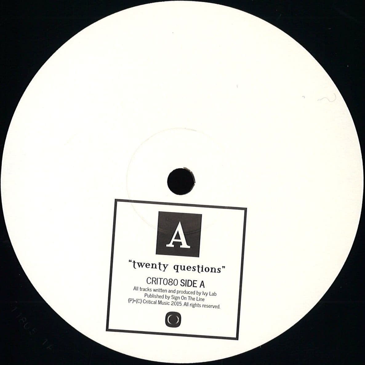 Twenty Questions Ep (2x12" Repress + Download)