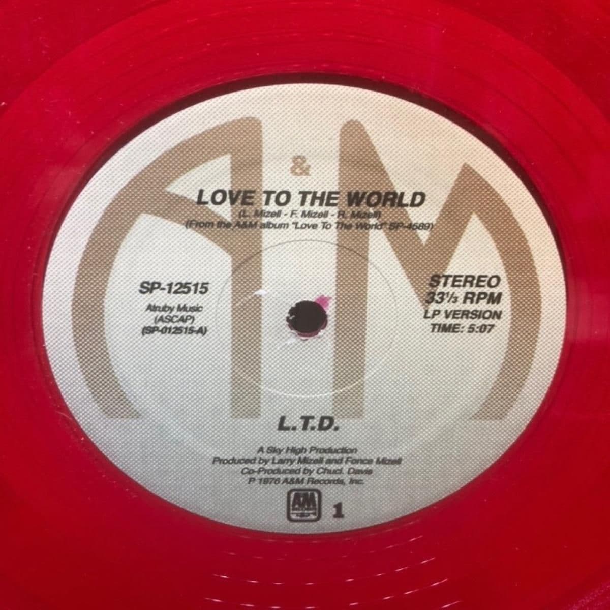 Love To The World (red vinyl)