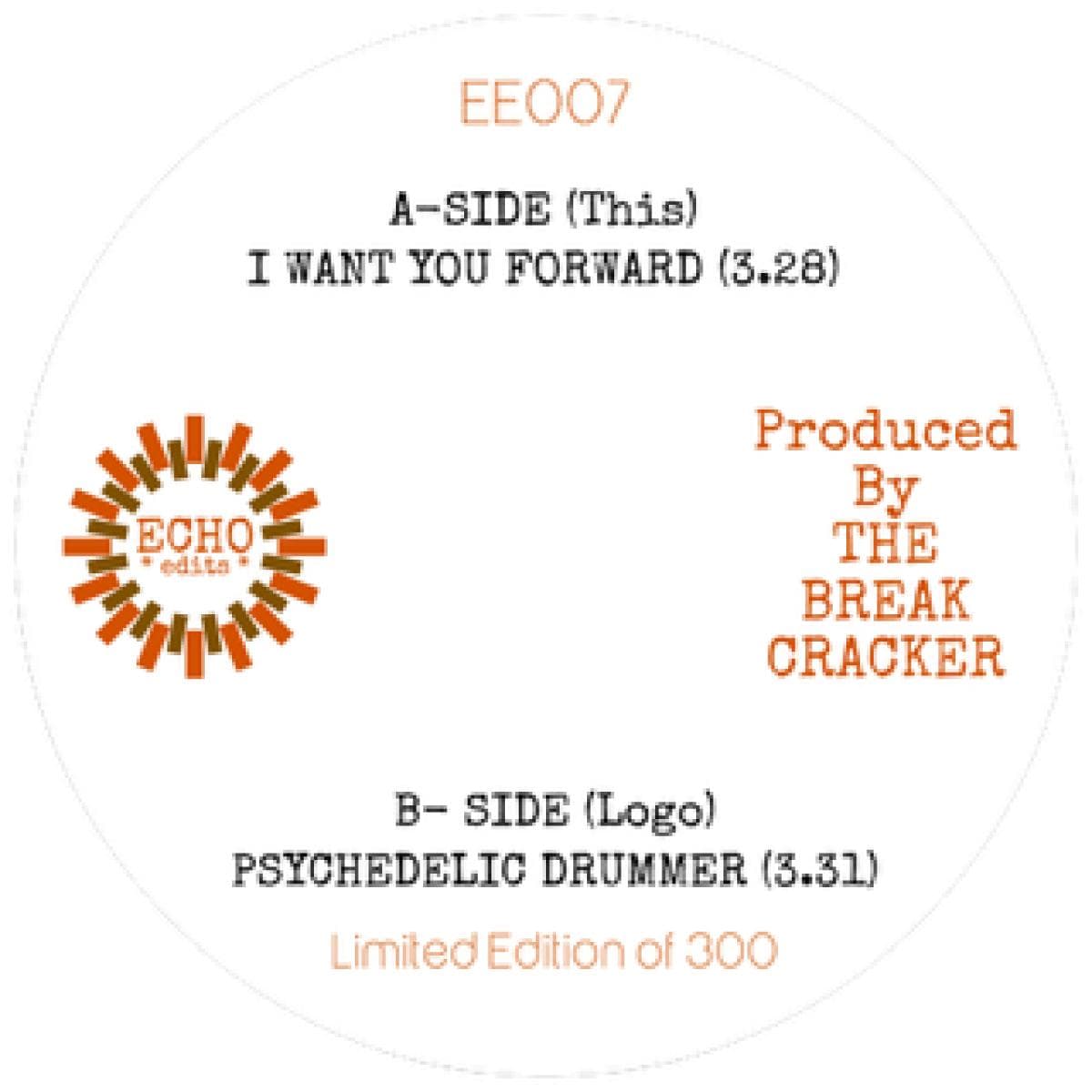 I Want You Forward / Psychedelic Drummer (7") thumbnail 2
