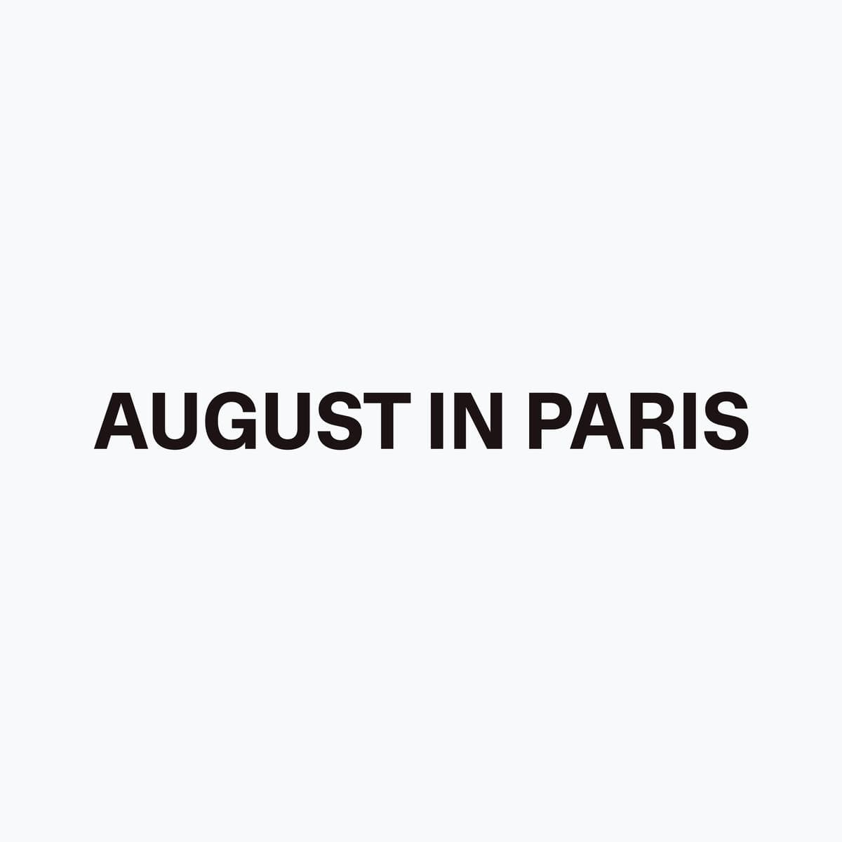 August In Paris
