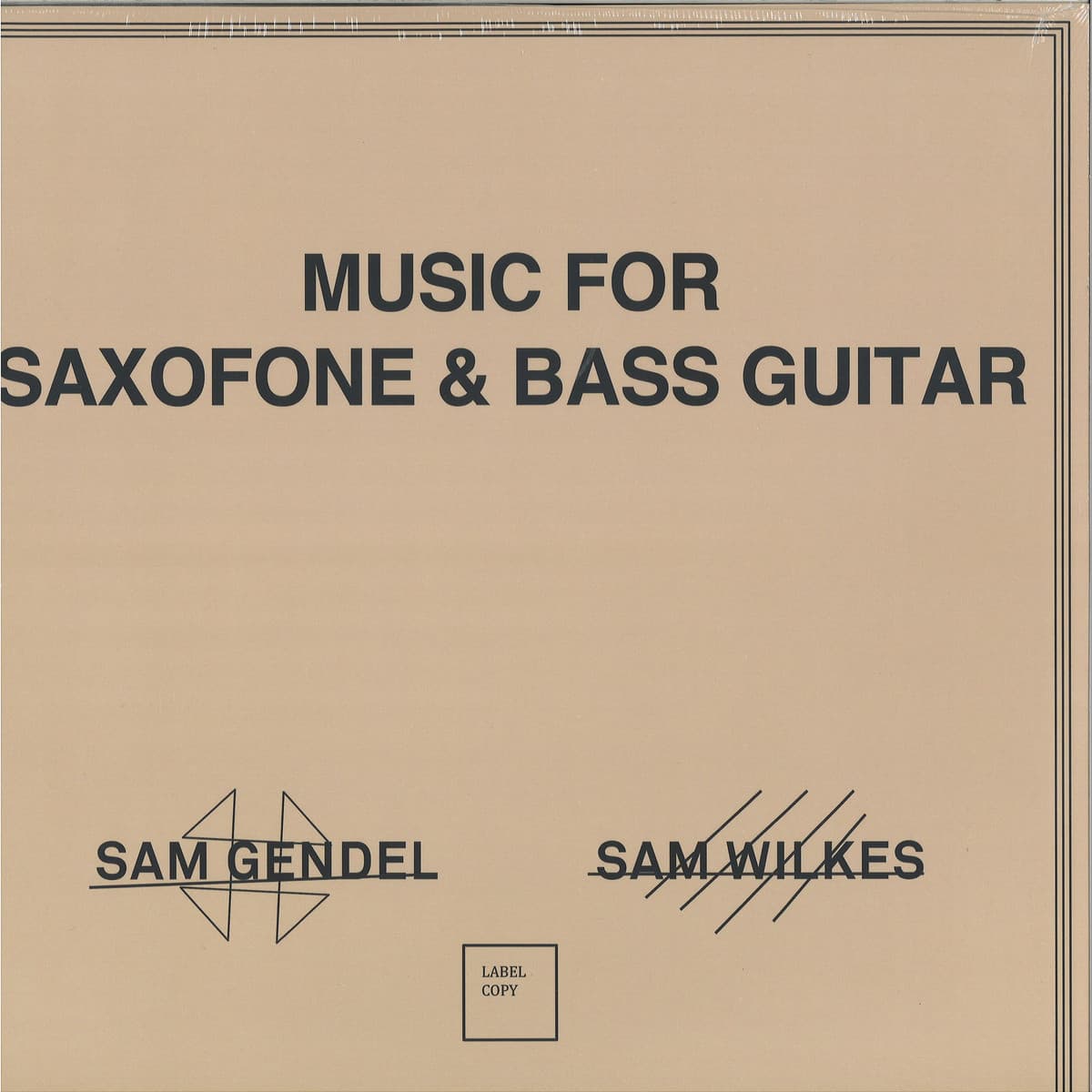 Music for Saxofone & Bass Guitar LP