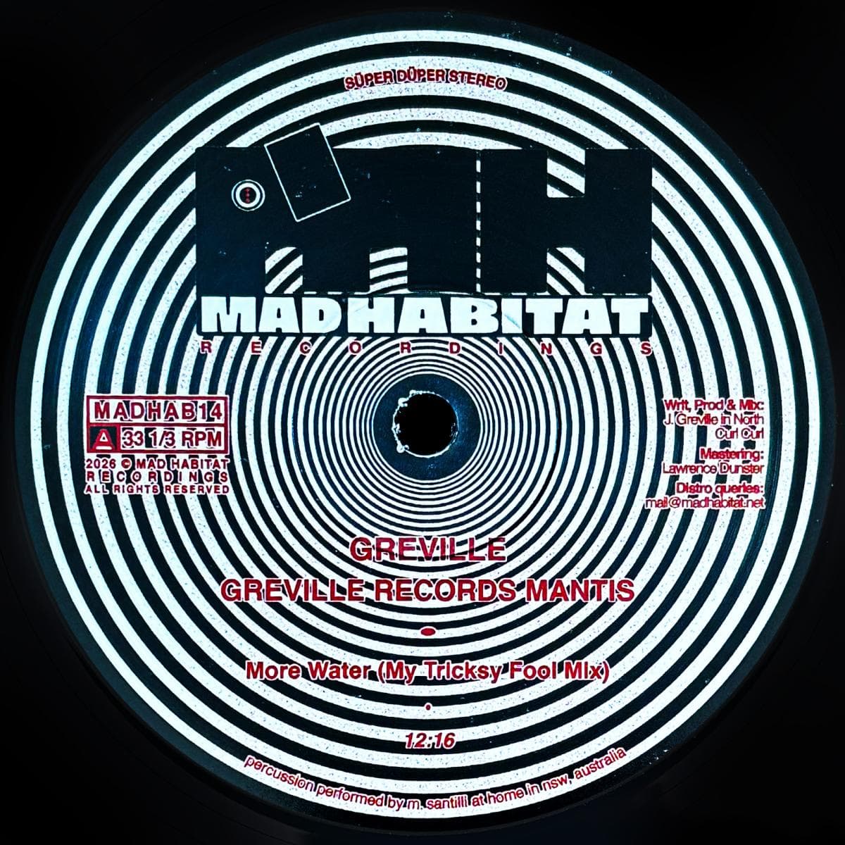 Greville Records Mantis LP
