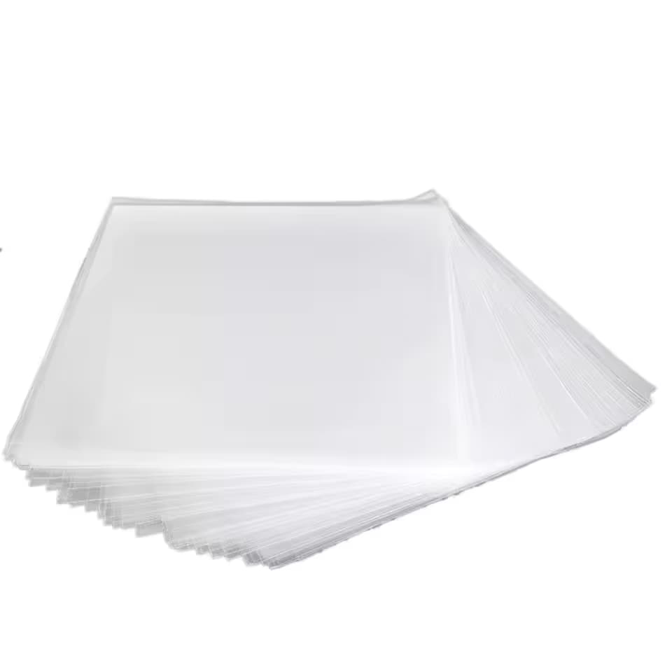 Clear Plastic Protective Outer Sleeves for 12" Records