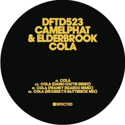 DFTD523 Defected Records Camelphat Elderbrook Cola Tech