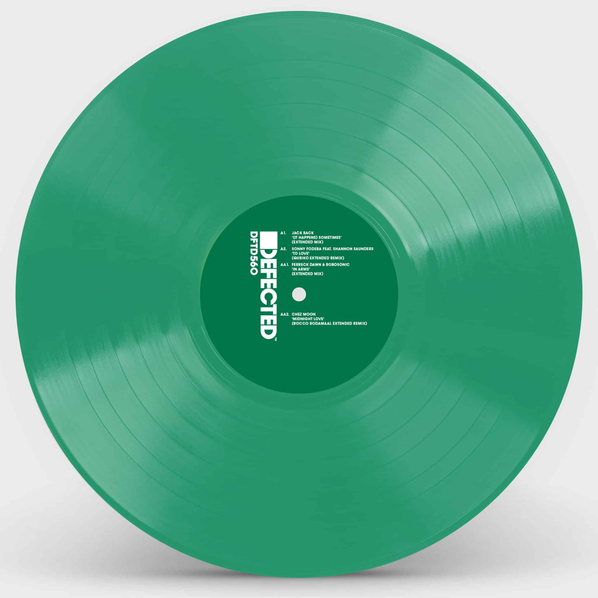 DFTD560GREEN Defected Records Various Artists EP2 Green Vinyl Repress Tech scaled