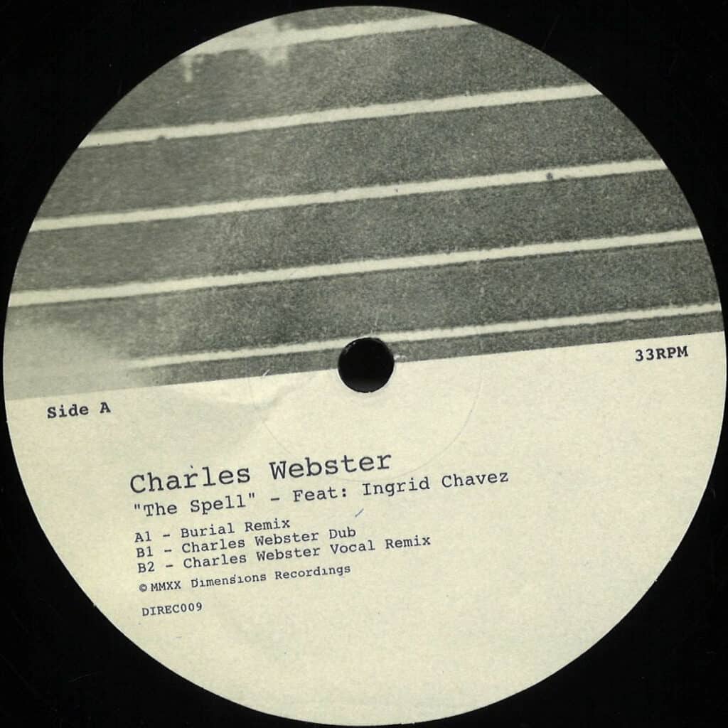 DIREC009 Charles Webster feat. Ingrid Chavez The Spell Dimensions Recordings Deepa
