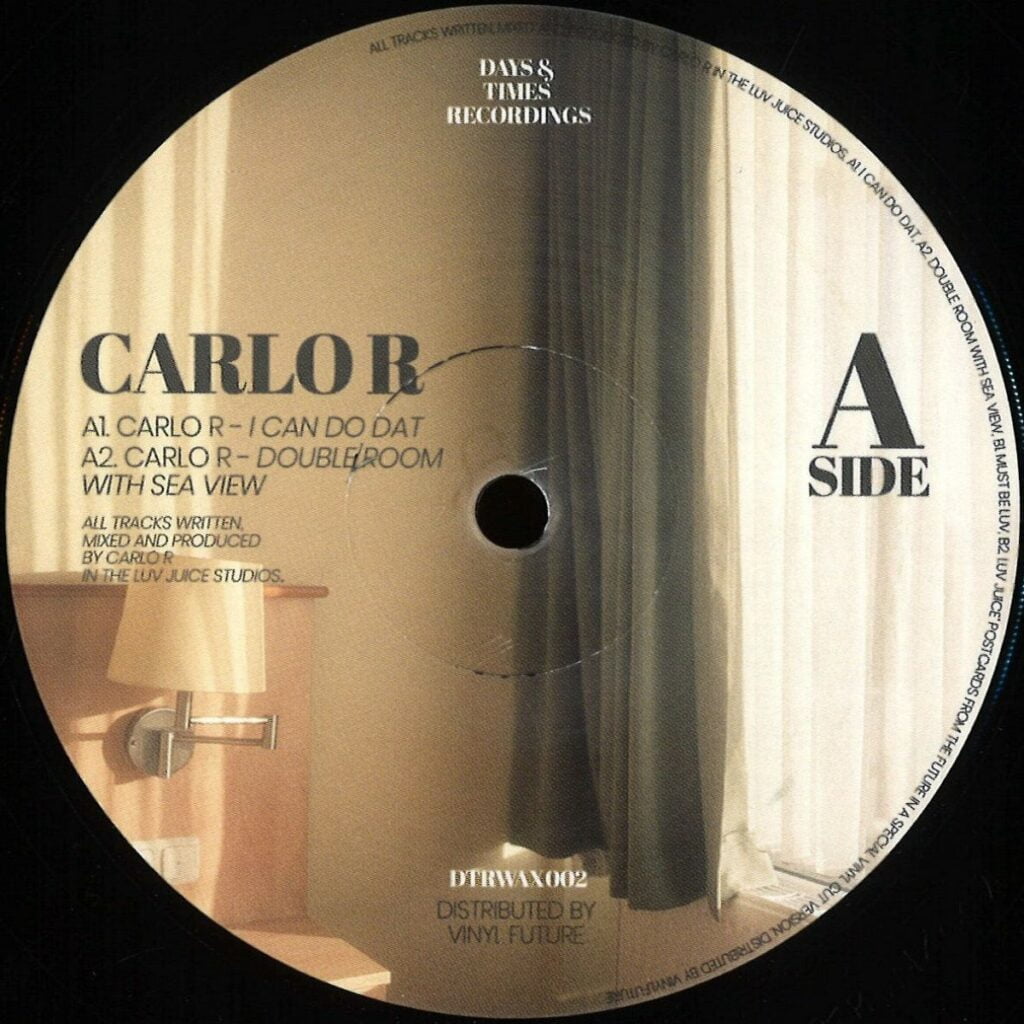 DTRWAX002 Days Times Records Carlo R I can Do Dat Deep