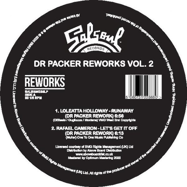 SALSBMG35LP Salsoul Loleatta Holloway Rafael Cameron Ripple The Salsoul Orchestra Dr. Packer Reworks Vol. 2 Disco
