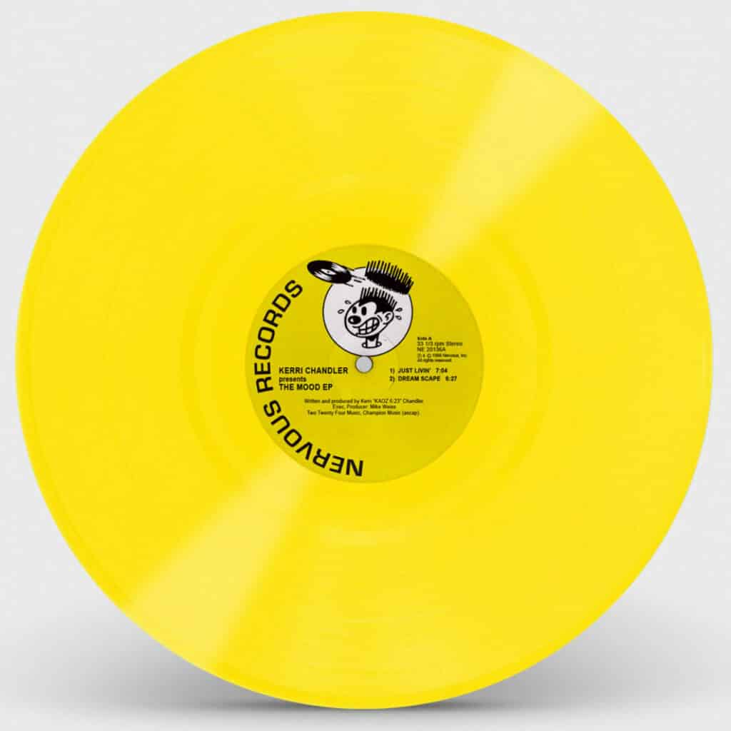 497 NE20136YELLOW Nervous USA Kerri Chandler The Mood Yellow Vinyl Repress Deep House1