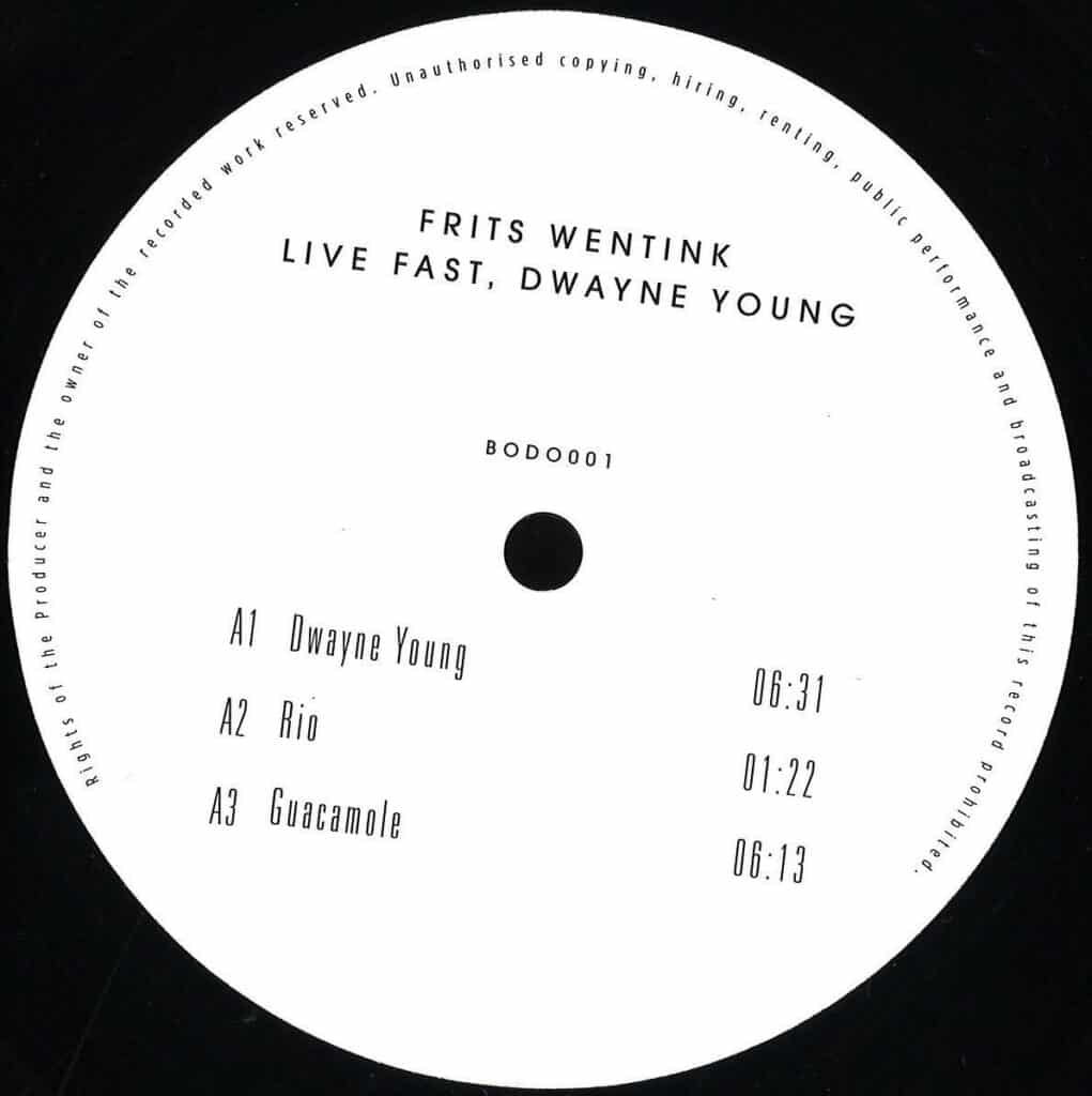 1 BODO001 BOBBY DONNY Frits Wentink Live Fast Dwayne Young Deep House 186672