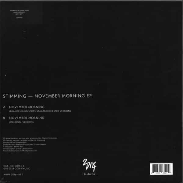 755 2DIY4 06 2DIY4 Stimming November Morning Tech House 941002b