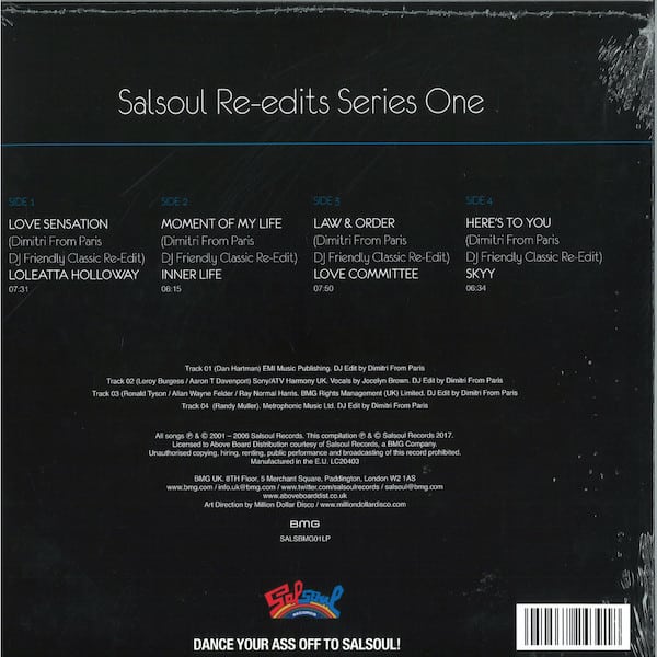 Various Artists - Salsoul Reedits Series One : Dimitri From Paris (red ...