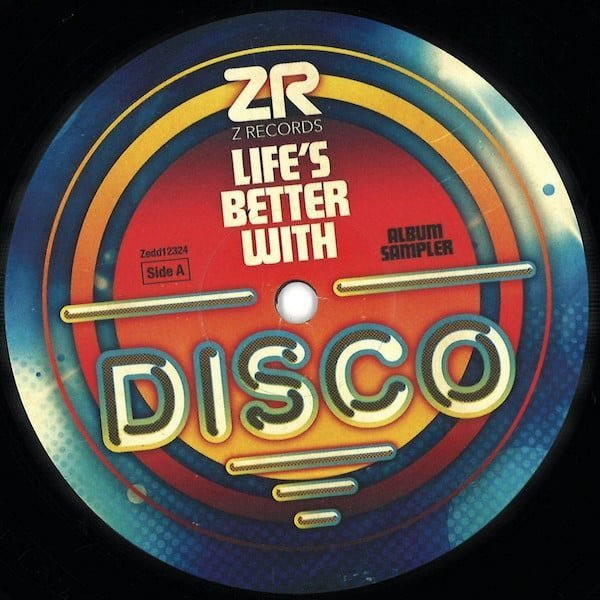 Various artists lifes better with disco album sampler z records zedd12324 a