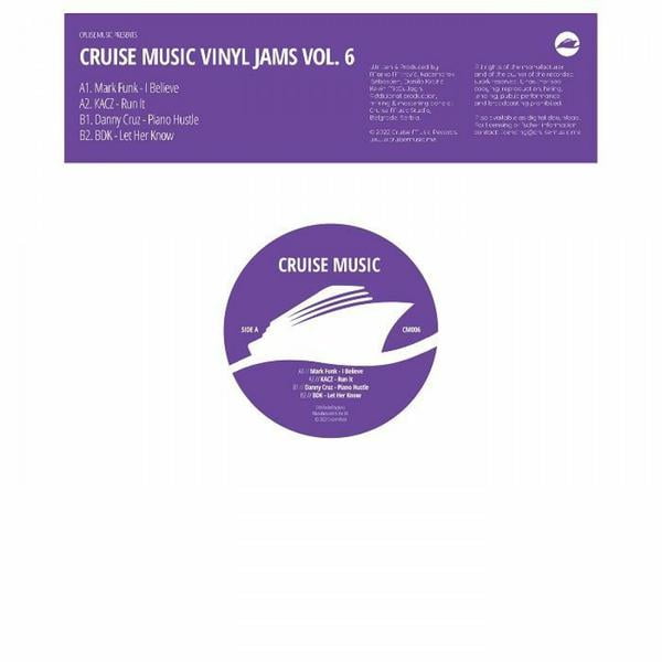 Mark Funk / Kacz / Danny Cruz / Bdk - Cruise Music Vinyl Jams Vol 6 CM006 Crosstown Rebels