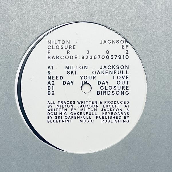 Milton Jackson - Closure EP FR282 Freerange