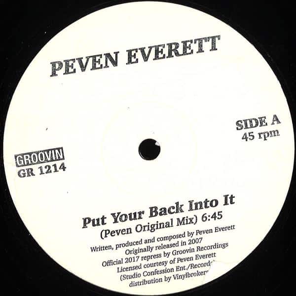Peven Everett - Put Your Back Into It GR-1214 Groovin Recordings