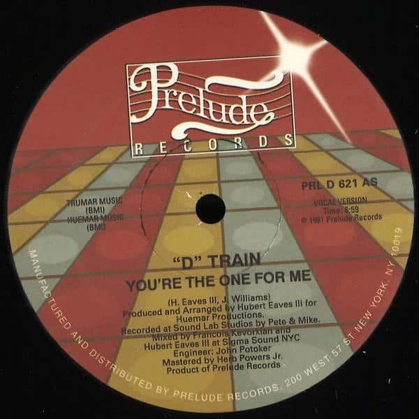 D Train - Youre The One For Me EP PRLD621 Prelude Records