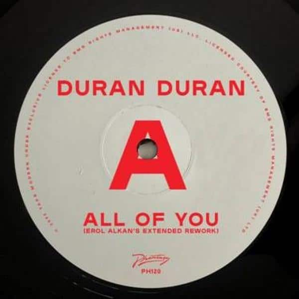 Duran Duran - ALL OF YOU (Erol Alkan's Extended Rework) PH120 PHANTASY SOUND