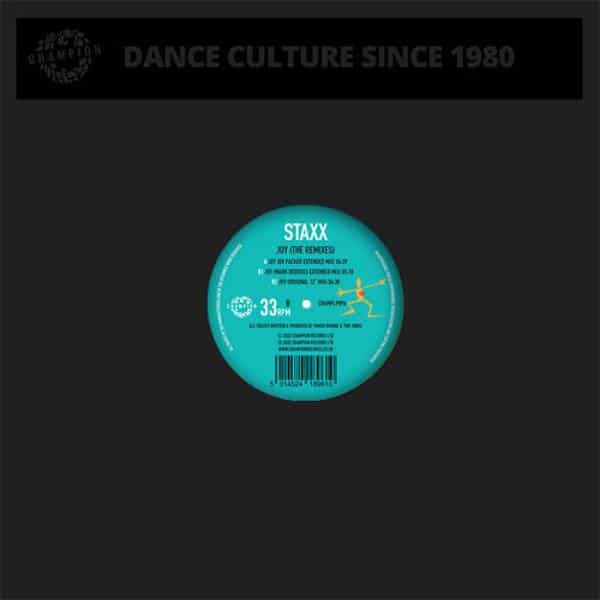 Staxx - Joy (The Remixes) CHAMPLP896 Champion