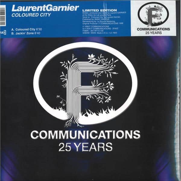 Laurent Garnier - Coloured City (Remastered) F086N 267WT13133 F Communications