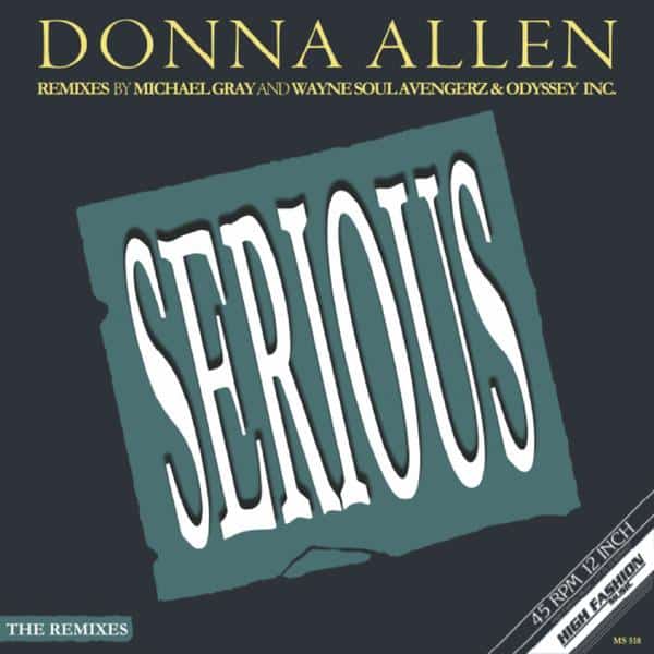 Donna Allen - Serious High Fashion Music MS518