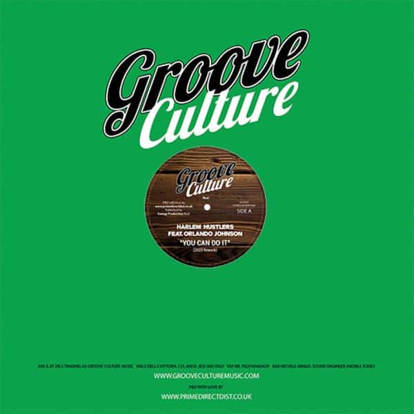 Harlem Hustlers Featuring Orlando Johnson - You Can Do It GROOVE CULTURE GCV013