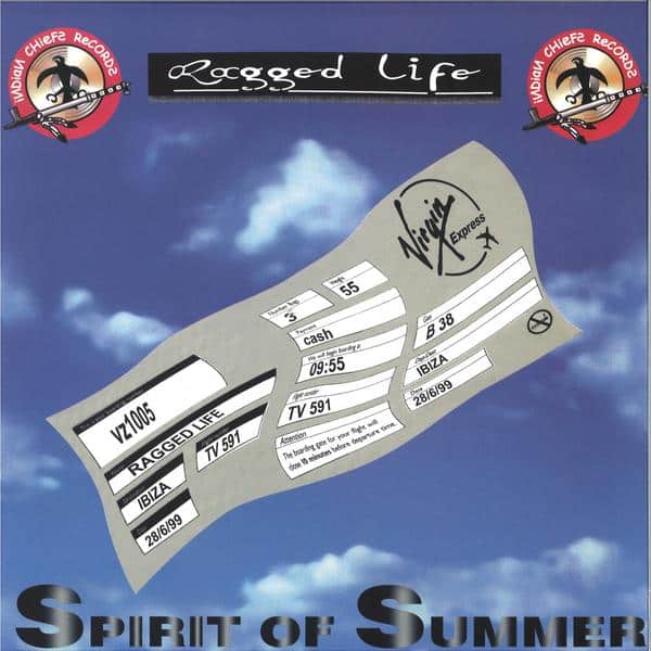 RAGGED LIFE - SPIRIT OF SUMMER EP INDIAN CHIEFS RECORDS ICR003