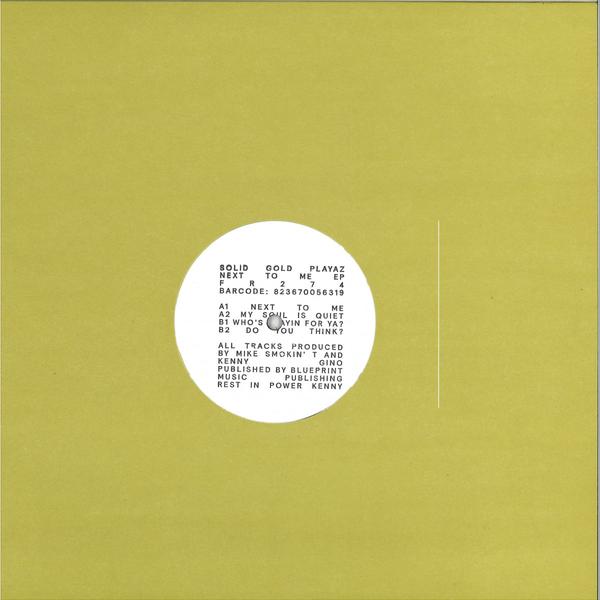 Solid Gold Playaz - Next To Me EP Freerange FR274