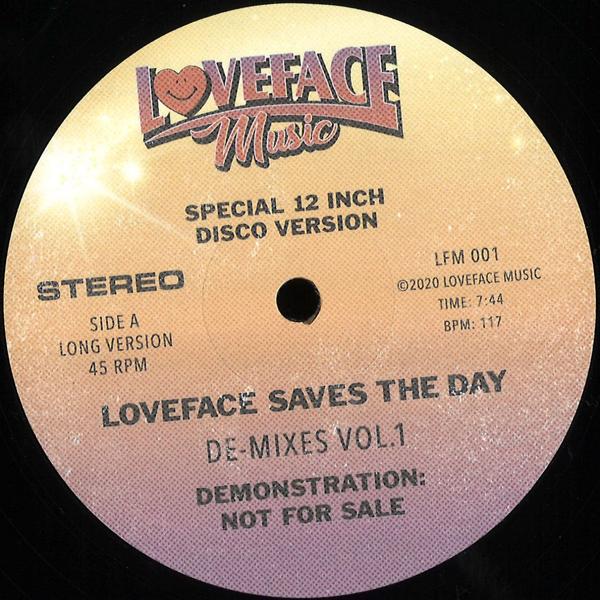 Loveface - De-mixes Vol 1 Loveface Music LFM001