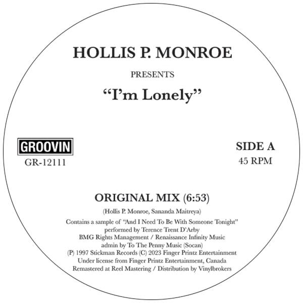 Hollis P. Monroe - I'm Lonely Groovin Recordings GR-12111