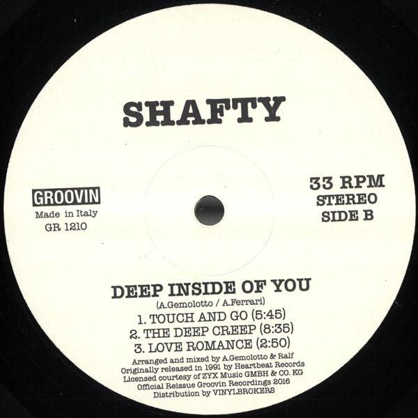 Shafty - Deep Inside (of You) Groovin Recordings GR-1210