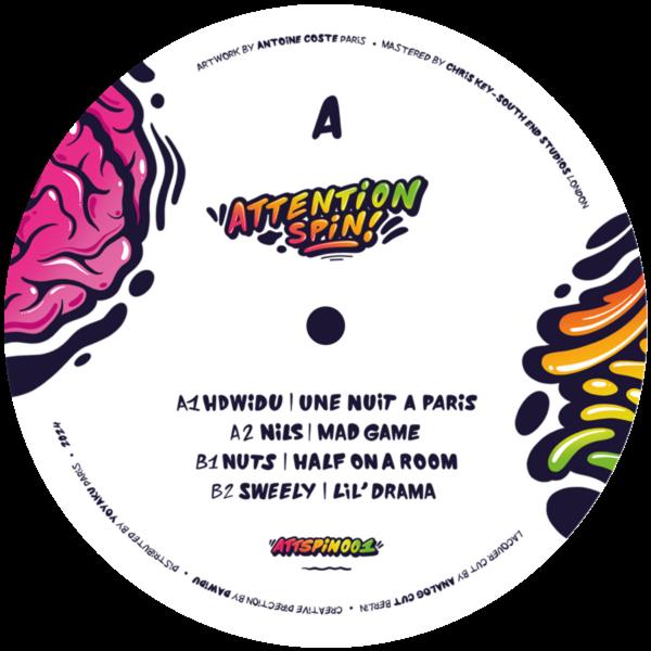 Hdwidu,Nils,Nuts,Sweely - Attention Spin! 001 Attention Spin! ATTSPIN01