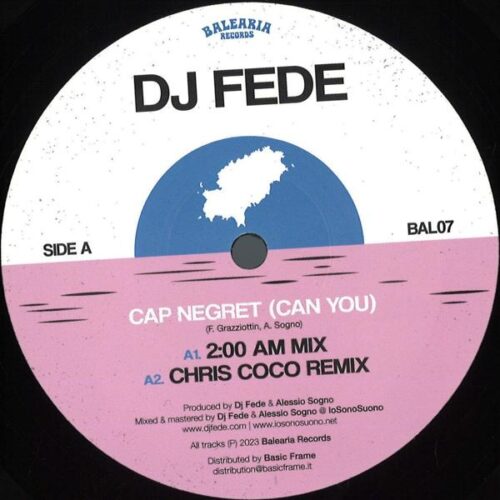 Dj Fede - Cap Negret Balearia Records BAL07