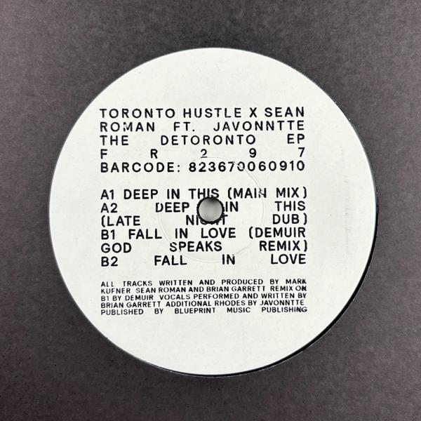 Toronto Hustle Sean Roman Javonntte - The Detoronto EP Freerange FR297