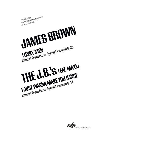 DVAULT003 James Brown And The J.B.'s - Special Versions By Dimitri From Paris