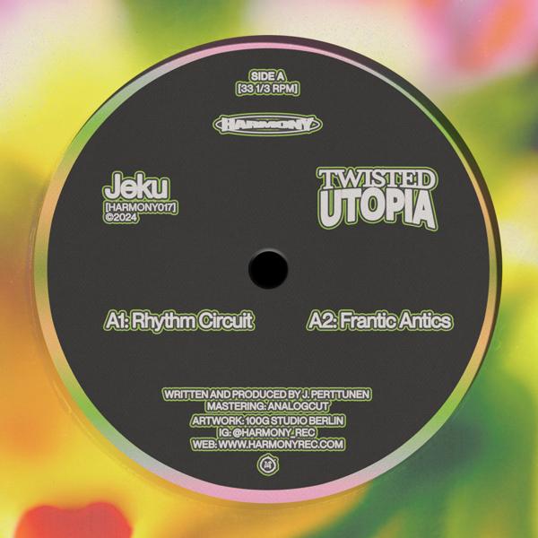 HARMONY017 Jeku - Twisted Utopia - Vinyl Record